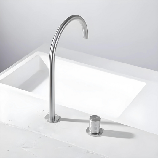 SENS / Brass Knurled Mixer Tap Faucet