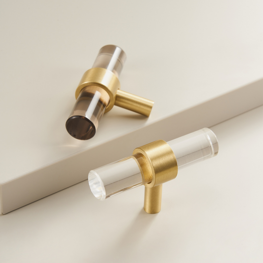 VITRE / Acrylic & Brass T-Bar