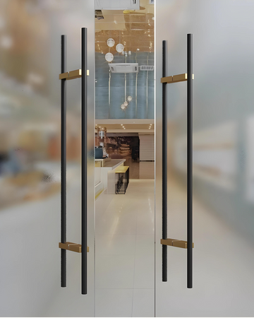 KARL / Poignées de porte d'entrée longues à pousser-tirer