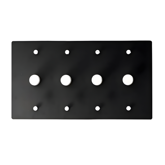 <tc>KLAS</tc> / Interruttore dimmer rotativo in ottone (4-gang)