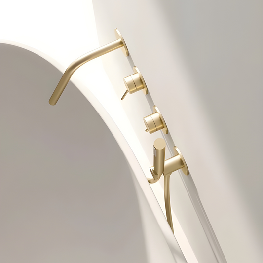 MARUKO Wall-Mounted Bathtub Faucet