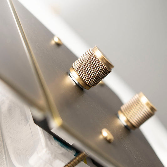 Interruttore dimmer rotativo in ottone (1-gang)