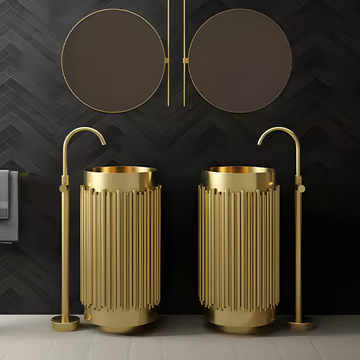 STEM Round Freestanding Pedestal Basin