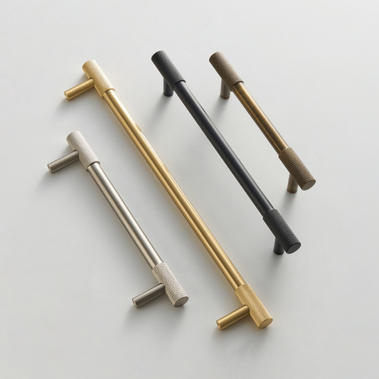 VOULA / Solid Brass Knurled Handles