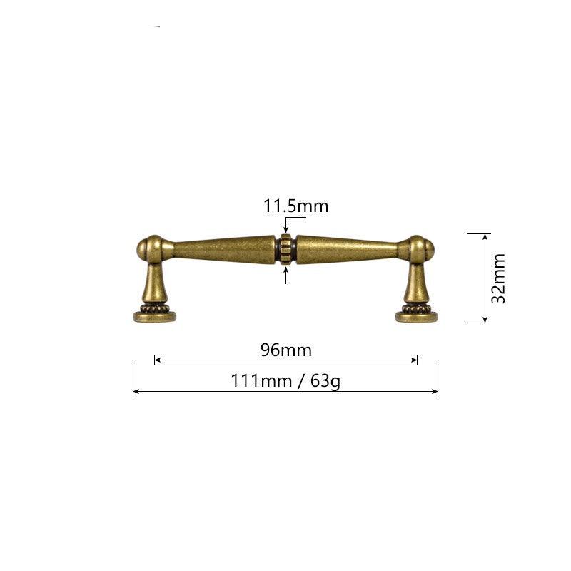 ALLES / SOLID ZINC HANDLES / ANTIQUE BRASS & SILVER - Handle Shop Couture
