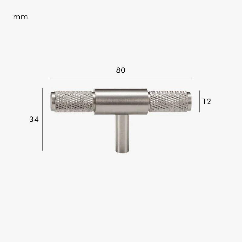 BOSPORUS / Solid Brass T-Pull - Handle Shop Couture