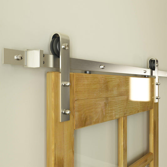 ELIKA / Sliding Barn Door Hardware Kit Mechanism - Handle Shop Couture