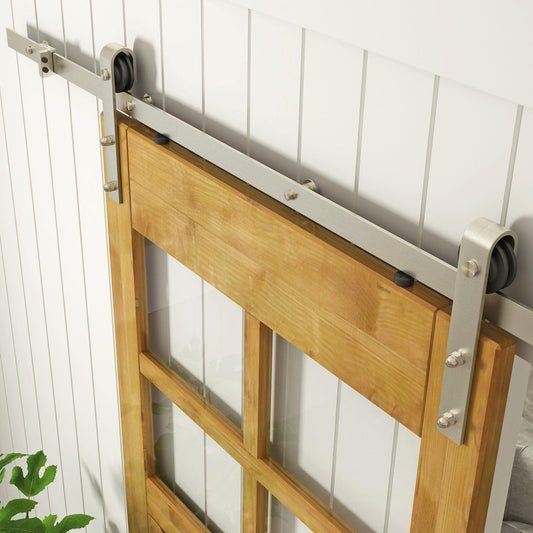 ELIKA / Sliding Barn Door Hardware Kit Mechanism - Handle Shop Couture