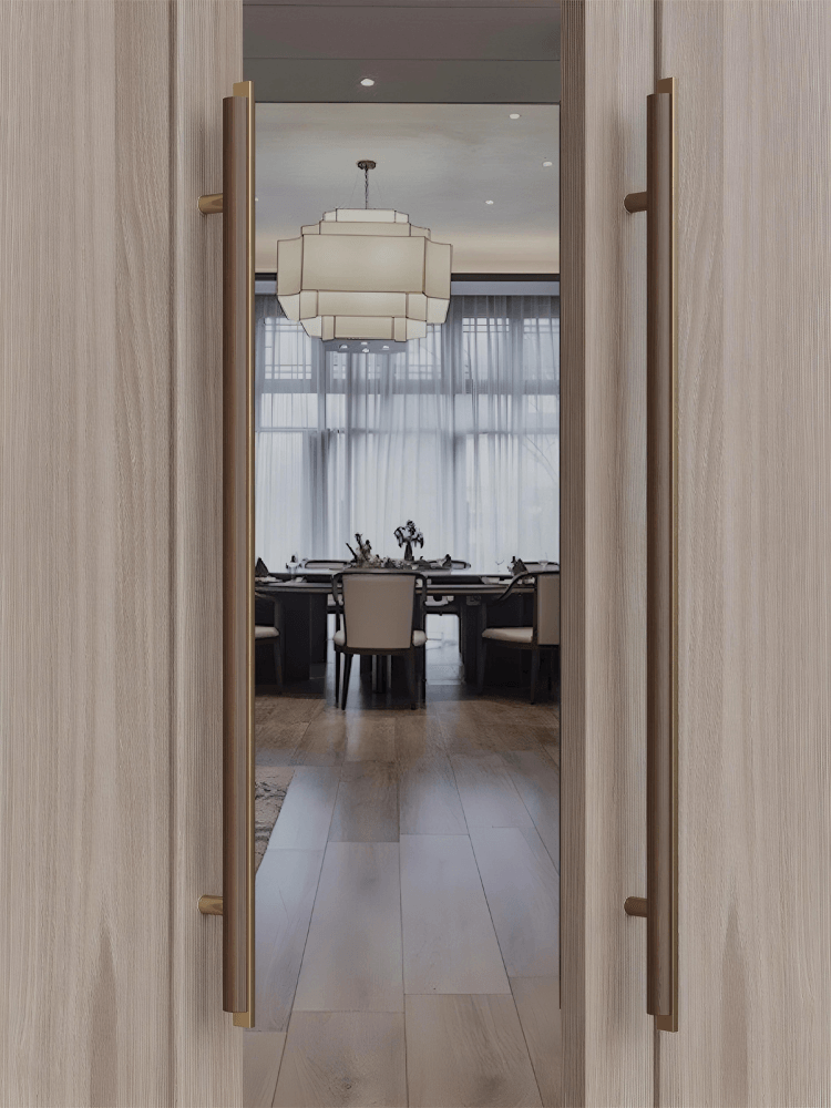 IRIS / Long Entrance Door Handles Push Pull - Handle Shop Couture