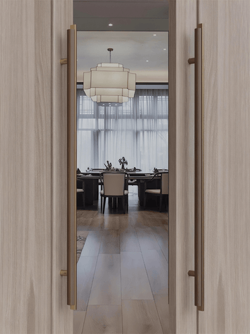 IRIS / Long Entrance Door Handles Push Pull - Handle Shop Couture