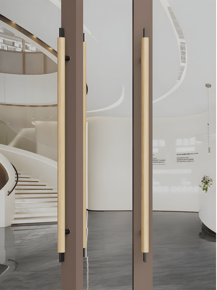 IRIS / Long Entrance Door Handles Push Pull - Handle Shop Couture