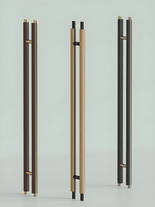 IRIS / Long Entrance Door Handles Push Pull - Handle Shop Couture