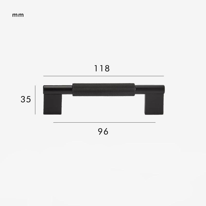 LACIE / Solid Brass Knurled Handles - Handle Shop Couture