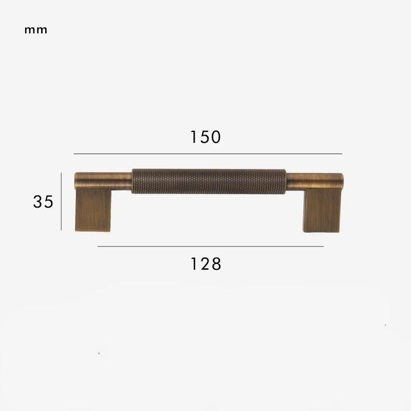 LACIE / Solid Brass Knurled Handles - Handle Shop Couture