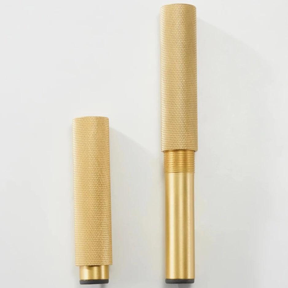 LACIE / Solid Knurled Brass Furniture Legs - Handle Shop Couture