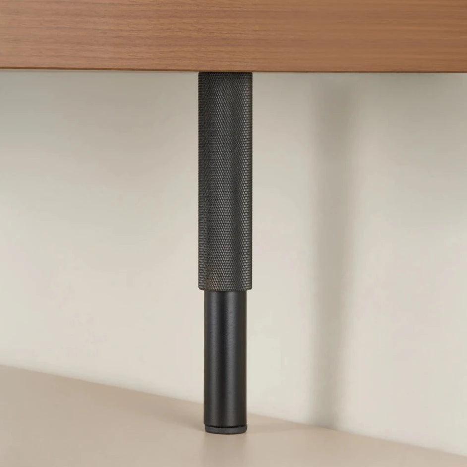 LACIE / Solid Knurled Brass Furniture Legs - Handle Shop Couture