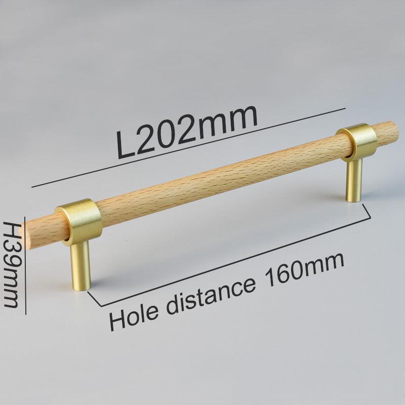 MENELAOS / Walnut & Solid Brass Handles - Handle Shop Couture
