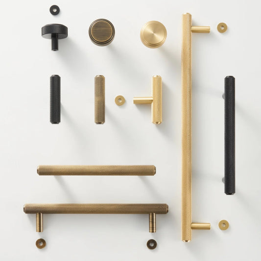 TEMPI / Solid Knurled Brass T-Pull