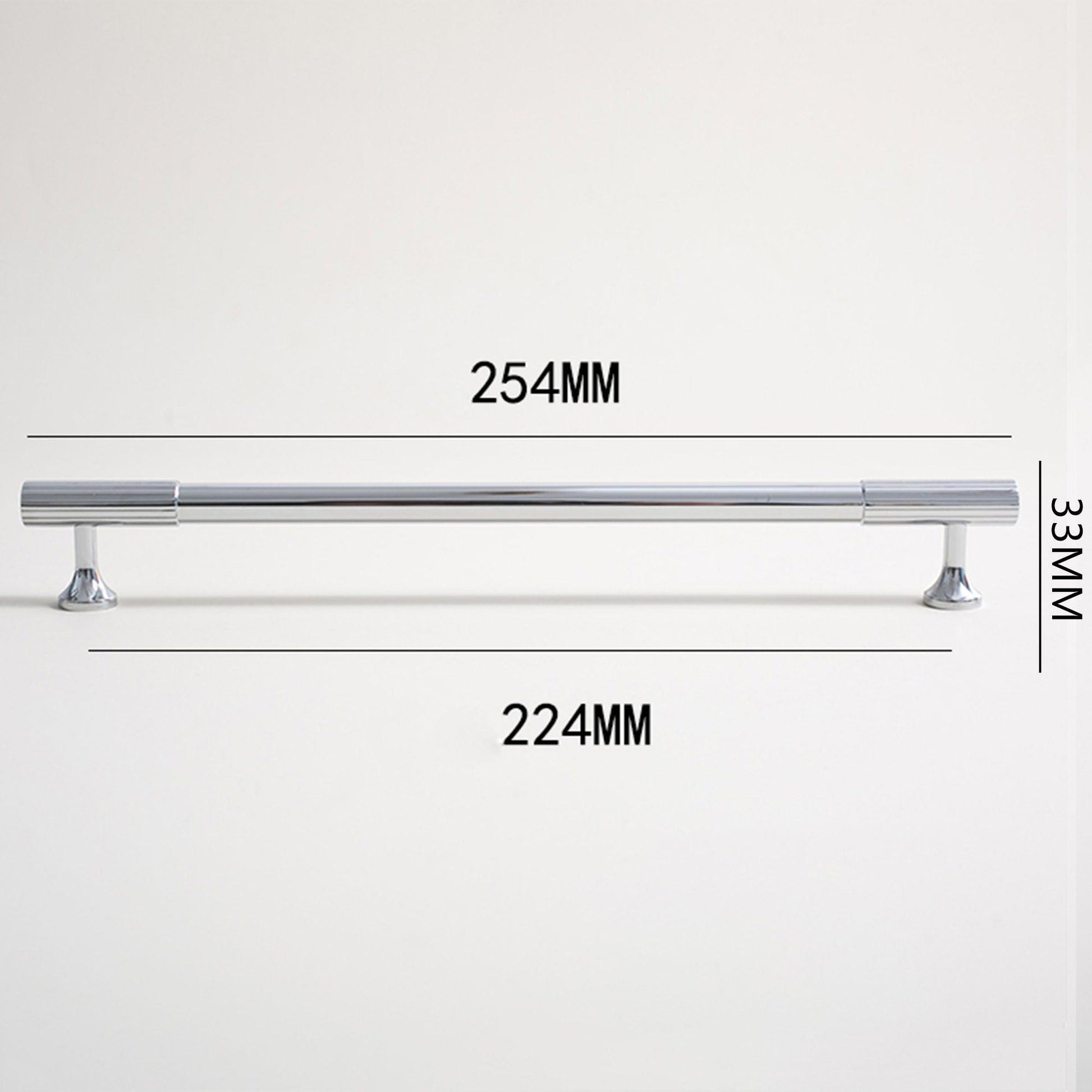 SIMI SOLID BRASS HANDLES / LINEAR KNURL - Handle Shop Couture