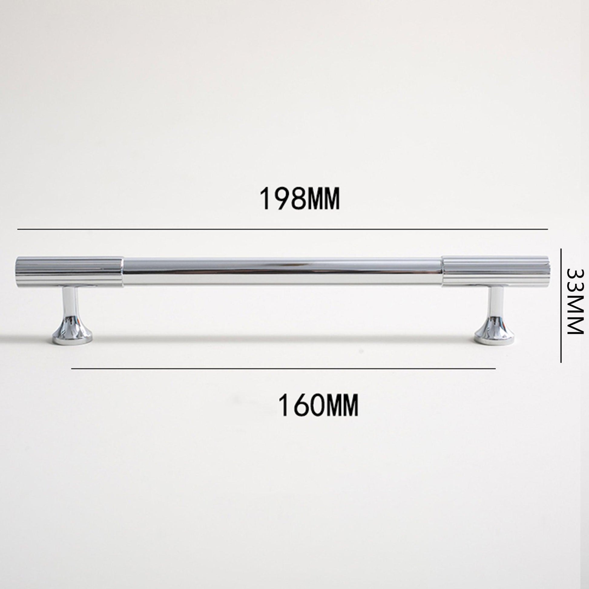 SIMI SOLID BRASS HANDLES / LINEAR KNURL - Handle Shop Couture