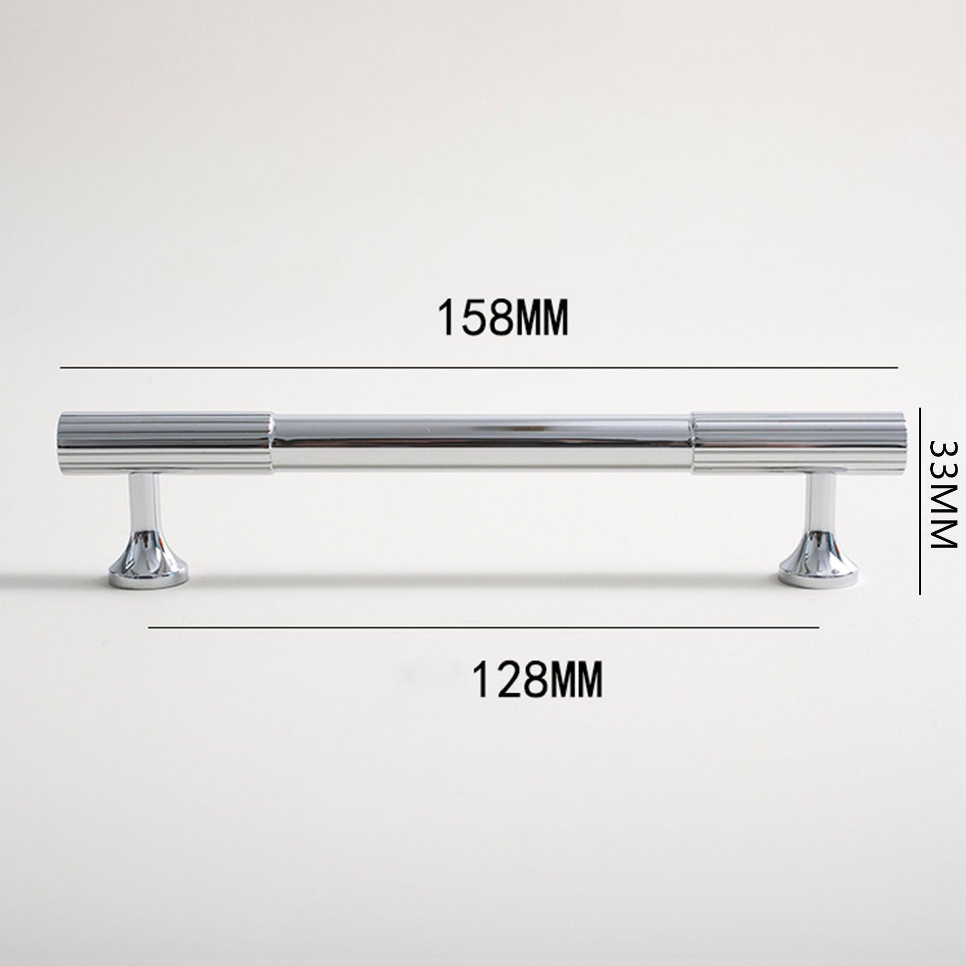 SIMI SOLID BRASS HANDLES / LINEAR KNURL - Handle Shop Couture