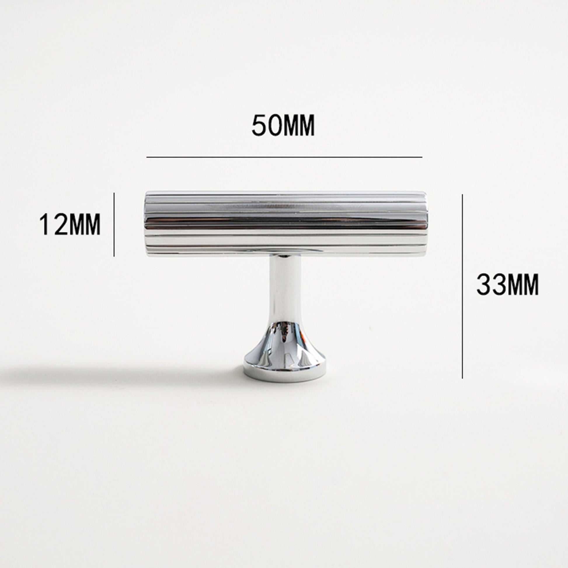 SIMI SOLID BRASS HANDLES / LINEAR KNURL - Handle Shop Couture
