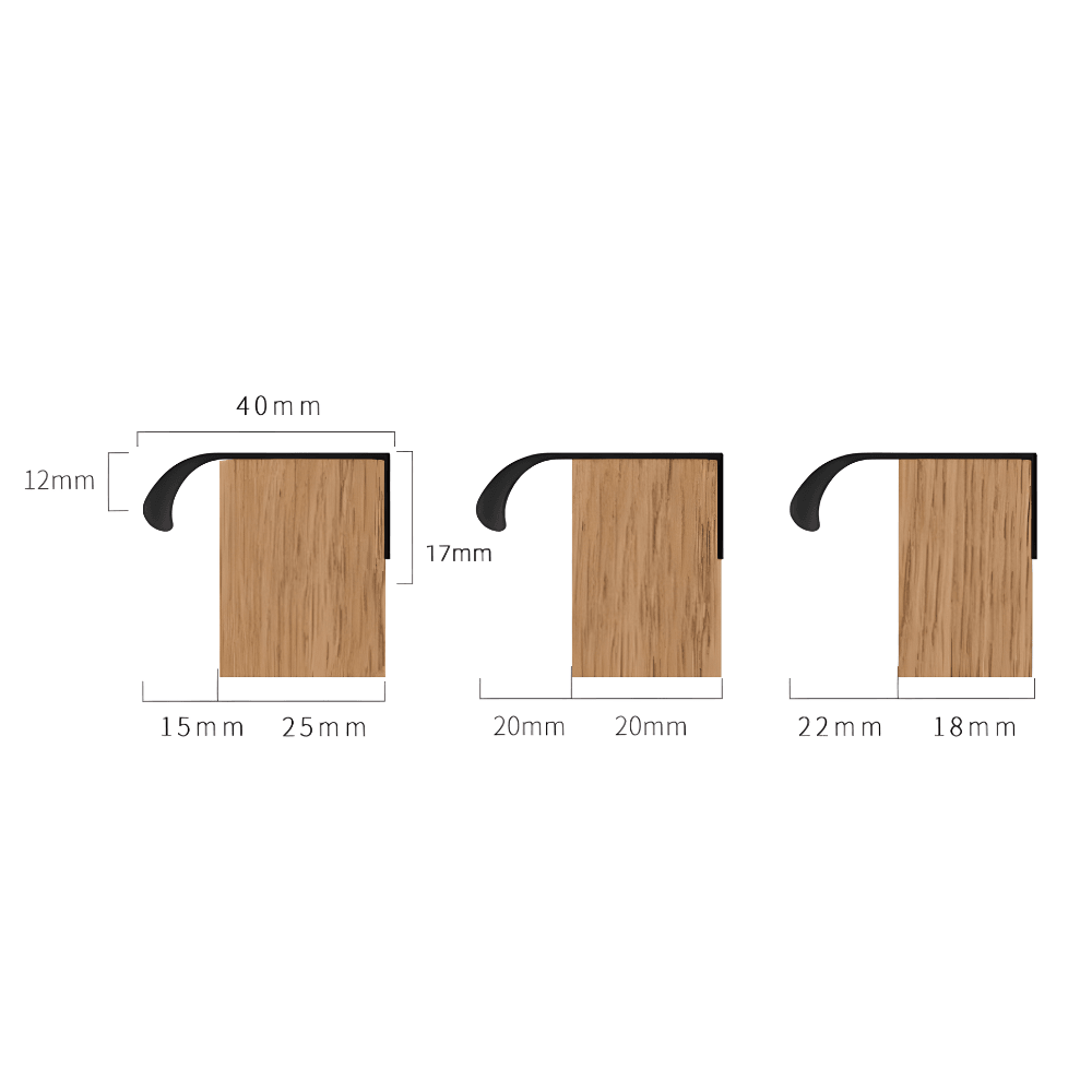 VANTAGE / Long Cabinet Edge Pull - Handle Shop Couture