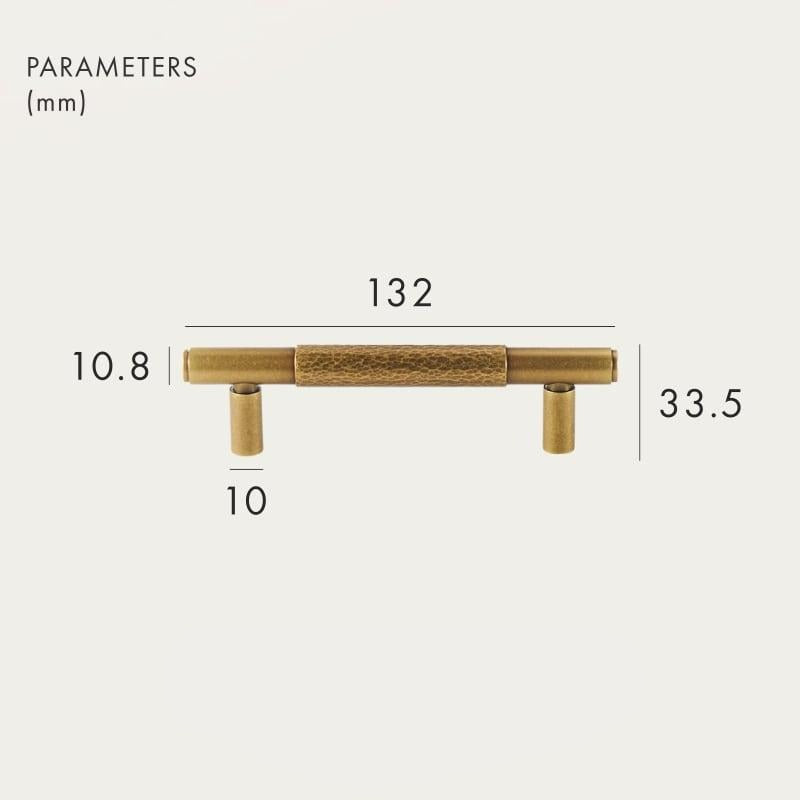ALZINA / SOLID BRASS HANDLES / HAMMERED - Handle Shop Couture