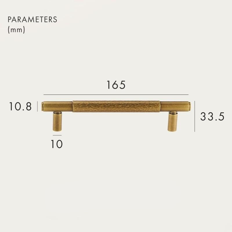 ALZINA / SOLID BRASS HANDLES / HAMMERED - Handle Shop Couture