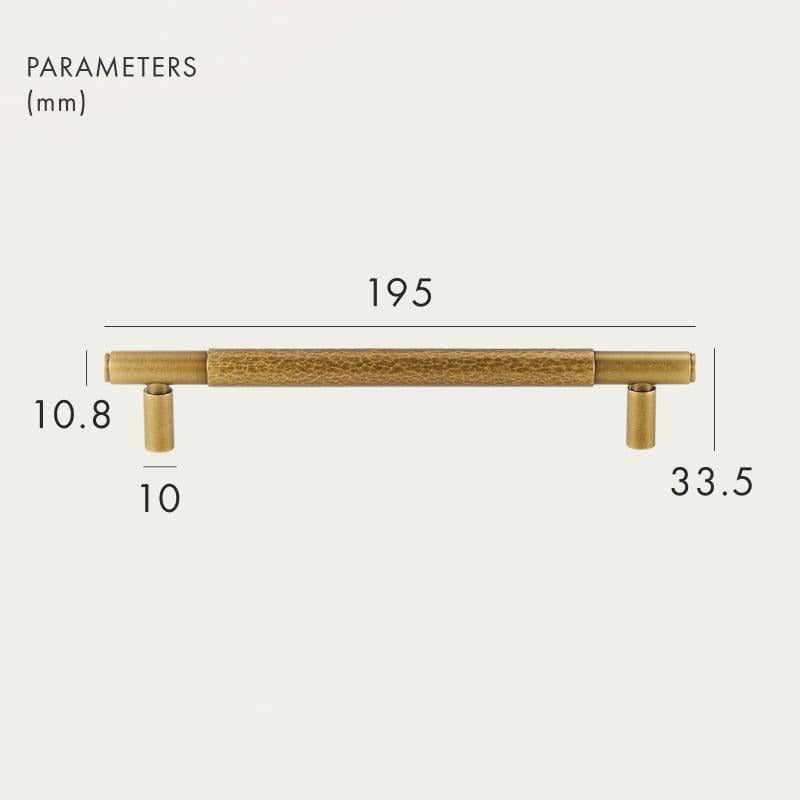 ALZINA / SOLID BRASS HANDLES / HAMMERED - Handle Shop Couture
