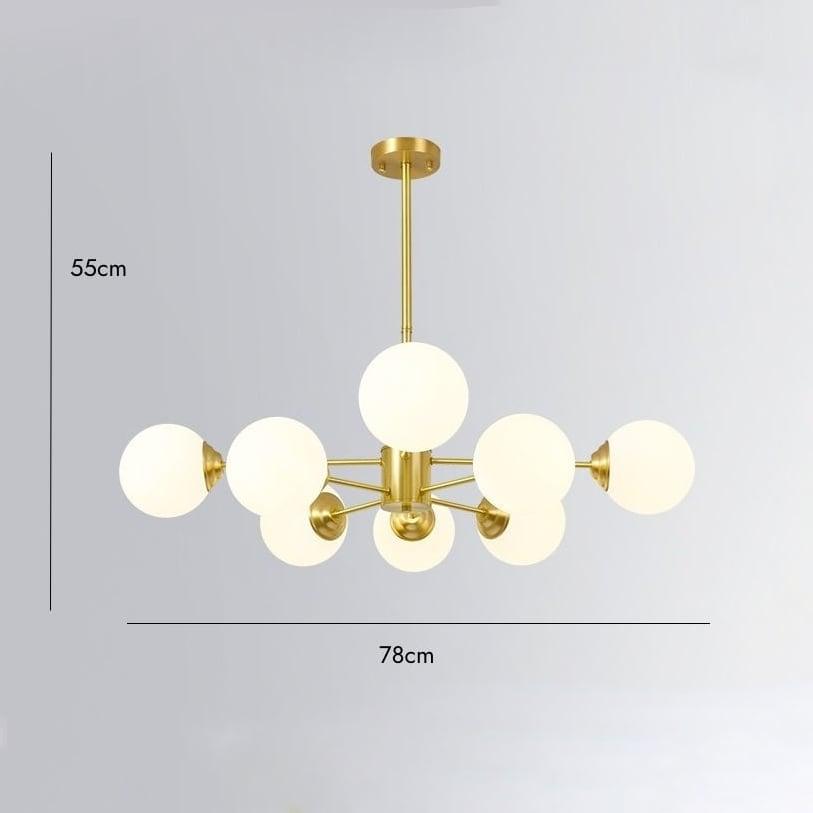 IBERO / Brass Chandelier - Handle Shop Couture