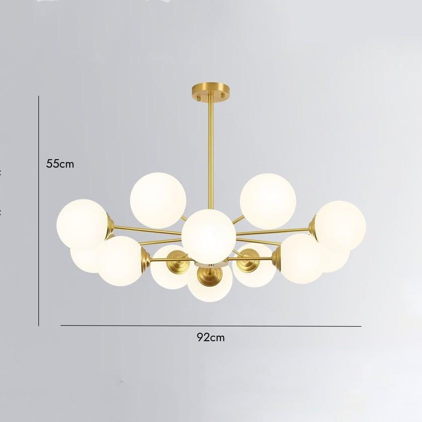 IBERO / Brass Chandelier - Handle Shop Couture
