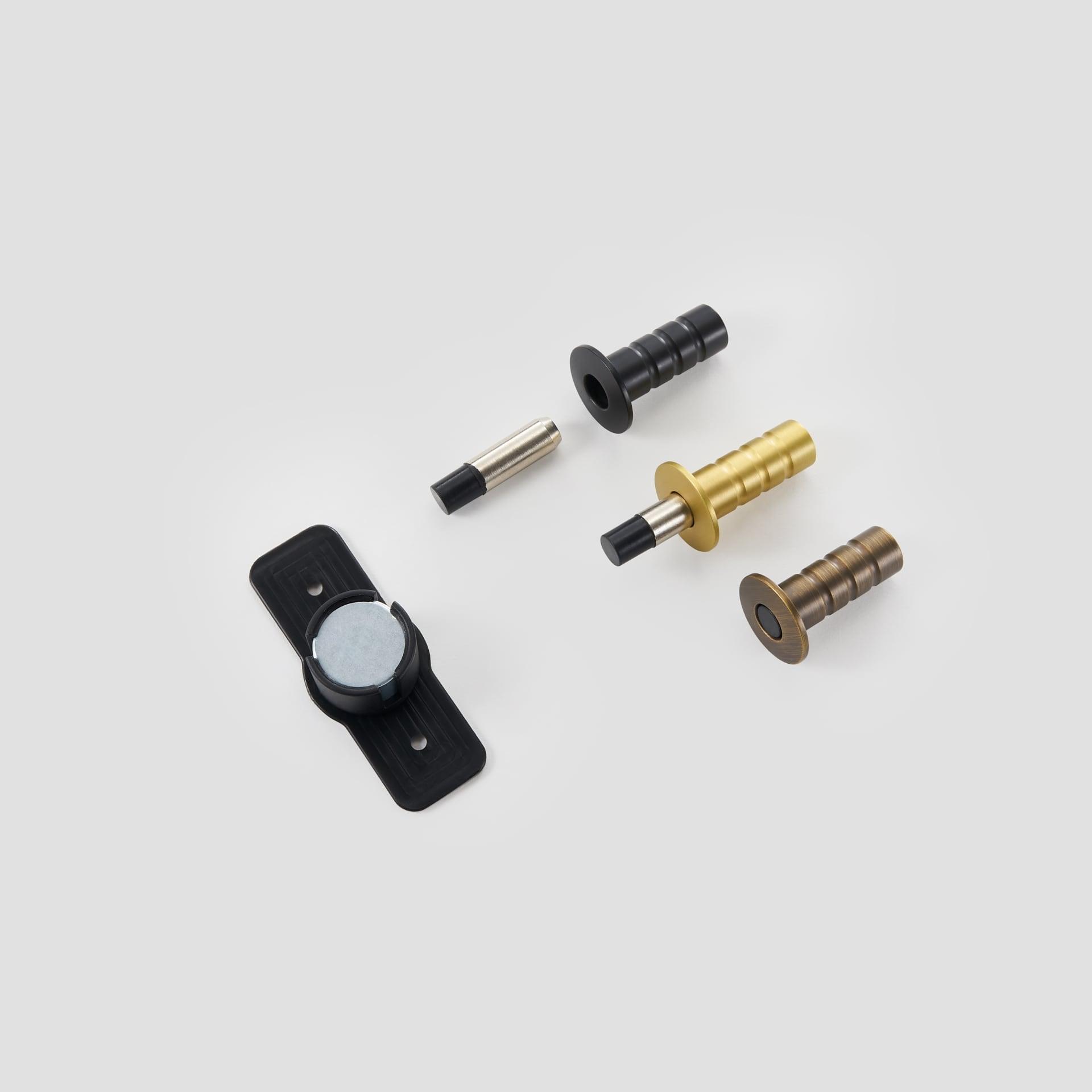 JUNIO / MAGNETIC BRASS DOOR STOP - Handle Shop Couture