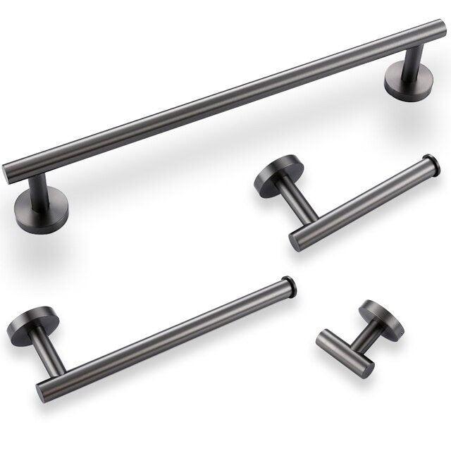 LEPA / BATHROOM HARDWARE SET / GUNMETAL GREY - Handle Shop Couture