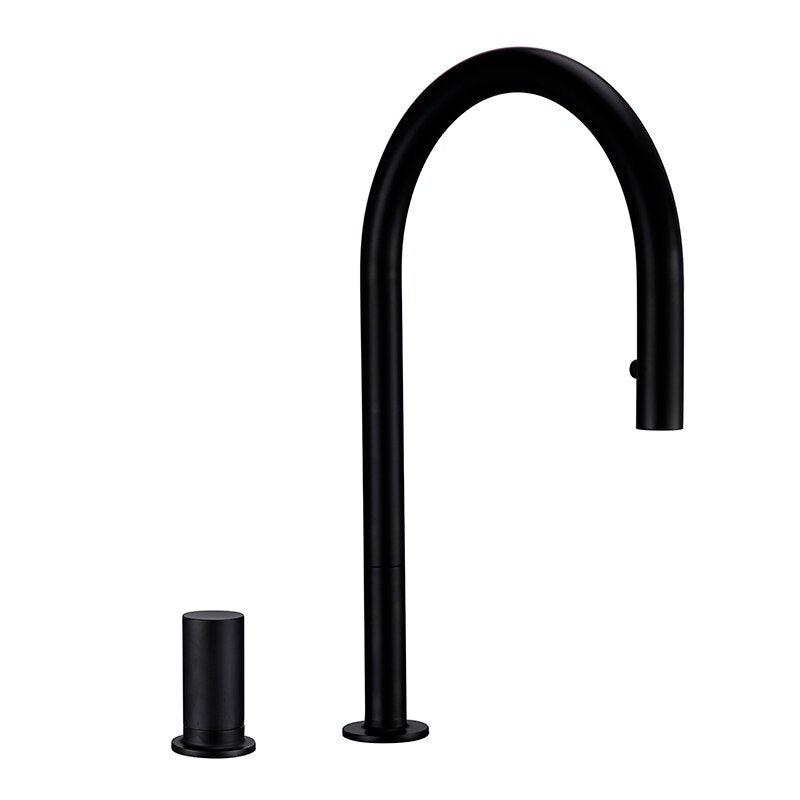 Maroussi / Single Lever Swivel Kitchen Mixer Tap - Handle Shop Couture