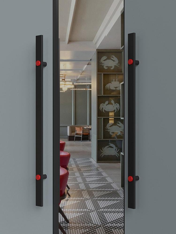 MEYDAN / Long Entrance Door Handles Push Pull - Handle Shop Couture
