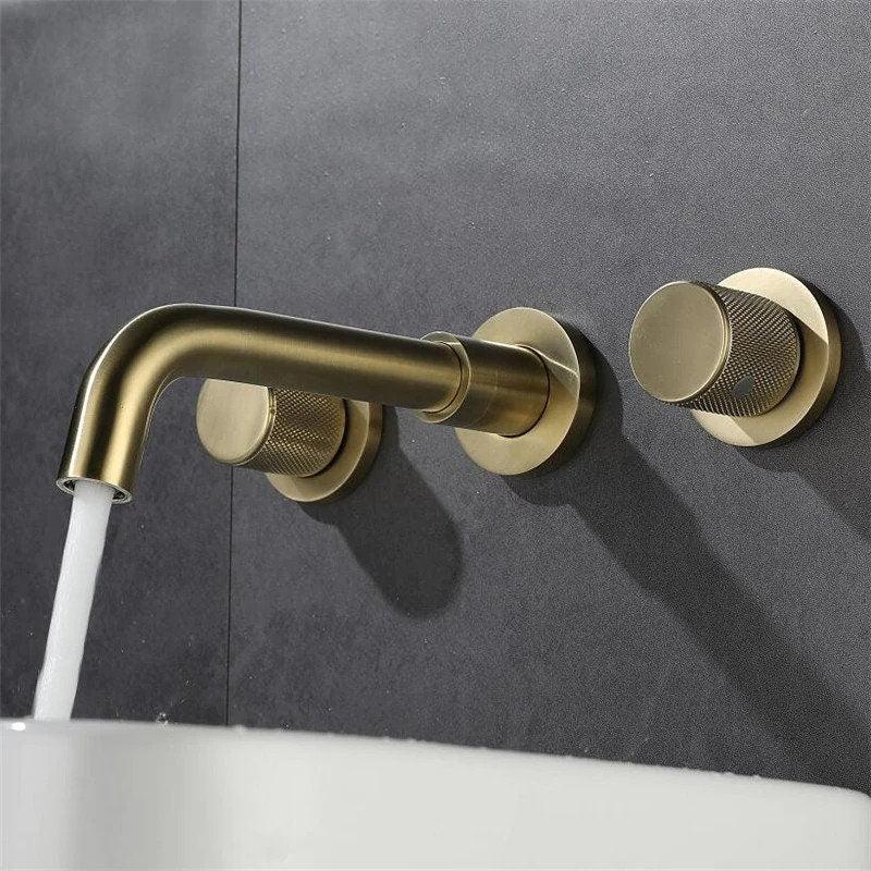 MIKO / Wall-Mounted Bathroom Faucet - Handle Shop Couture