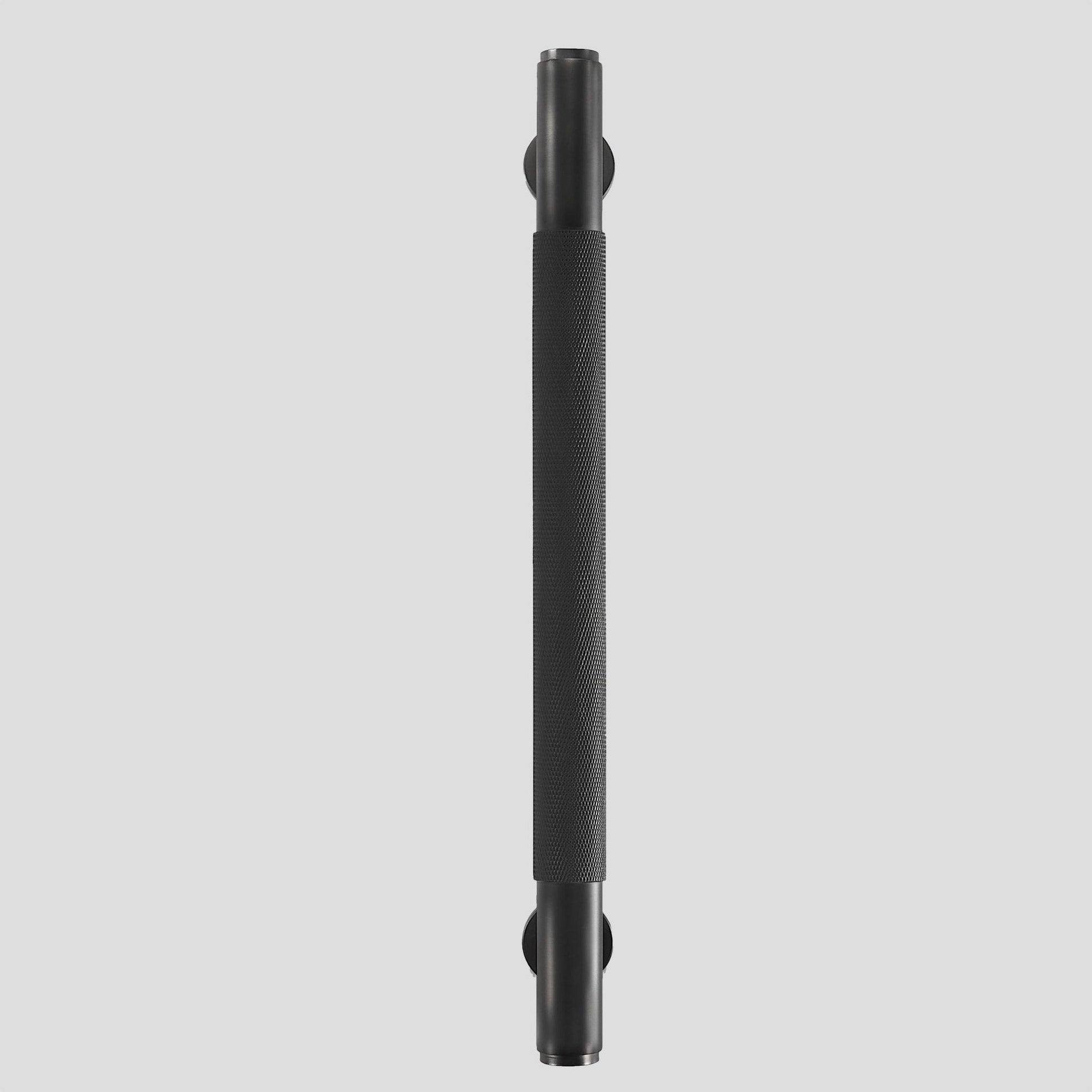 PORTA / Double-Sided Solid Brass Knurled Door Pull - Handle Shop Couture