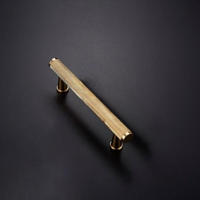 PORTA / SOLID BRASS HANDLES / KNURLED - Handle Shop Couture