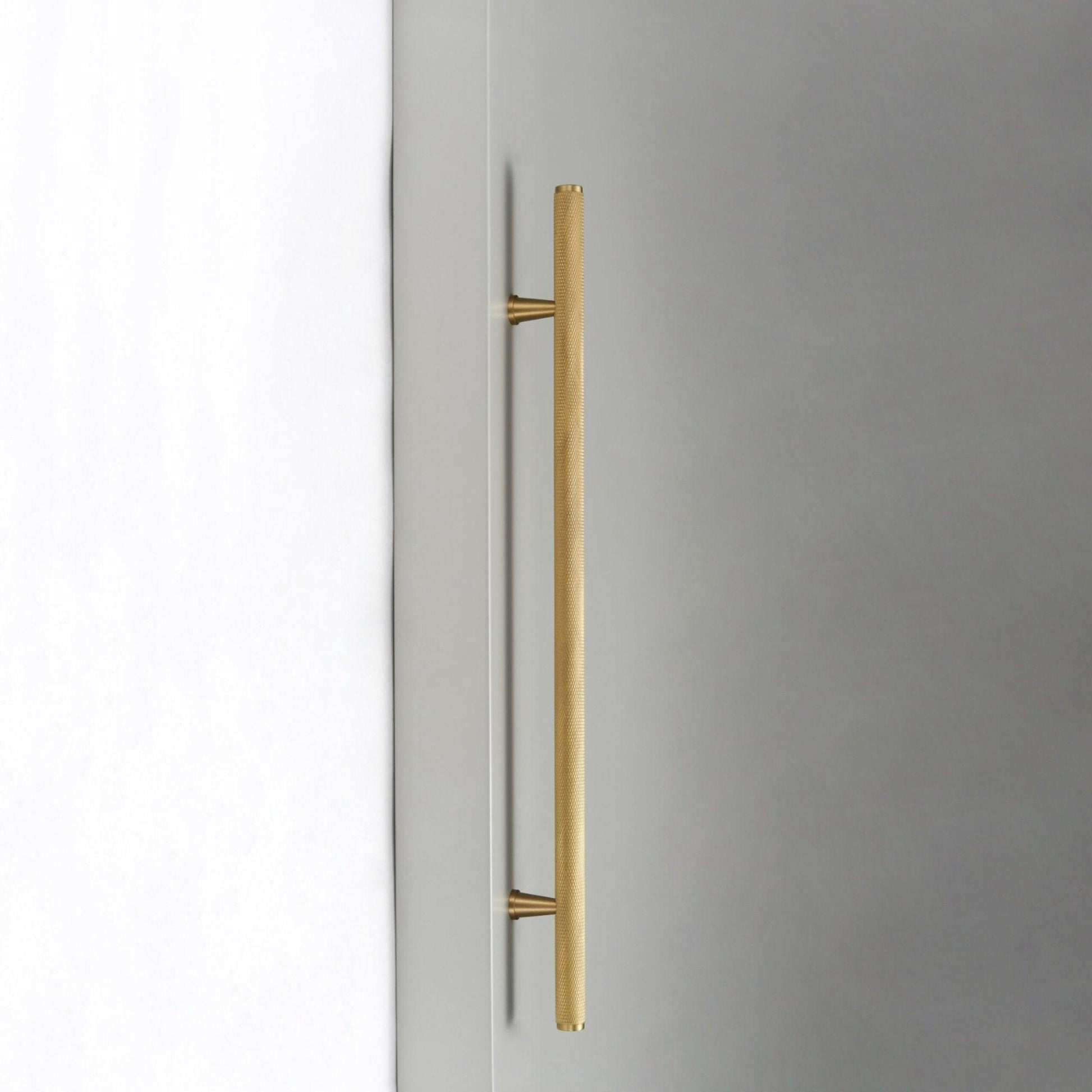 PORTA / SOLID BRASS HANDLES / KNURLED - Handle Shop Couture