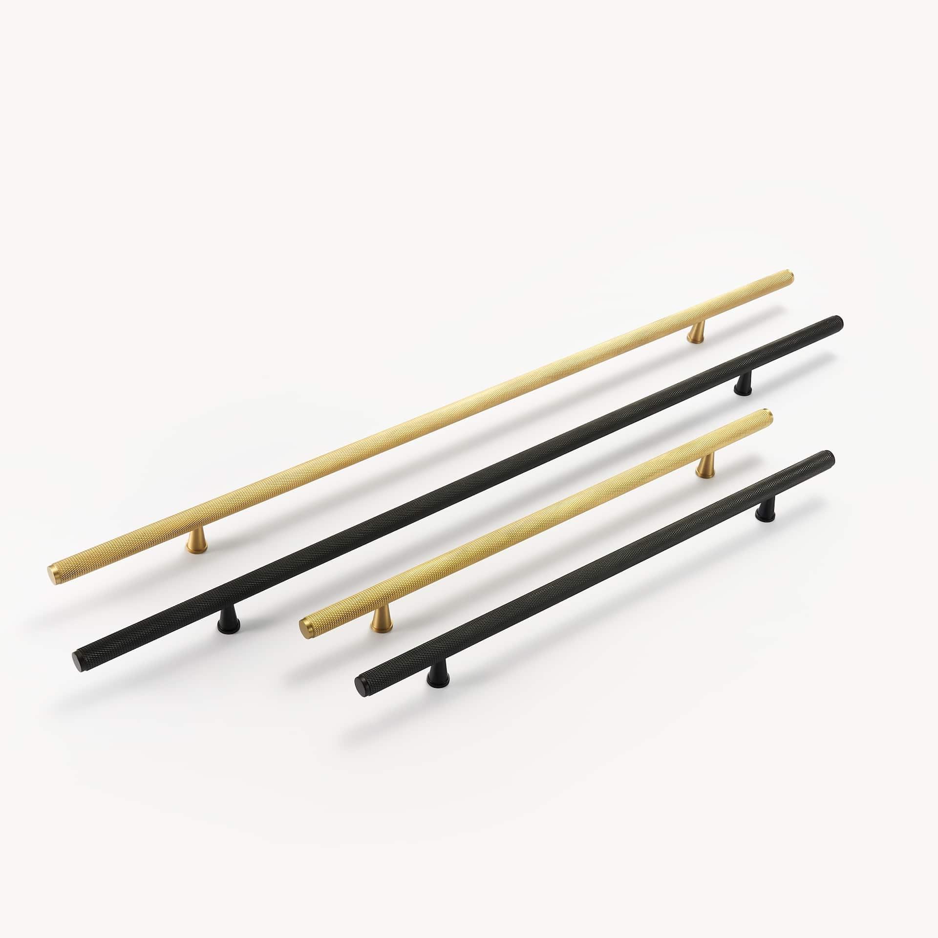 PORTA / SOLID BRASS HANDLES / KNURLED - Handle Shop Couture