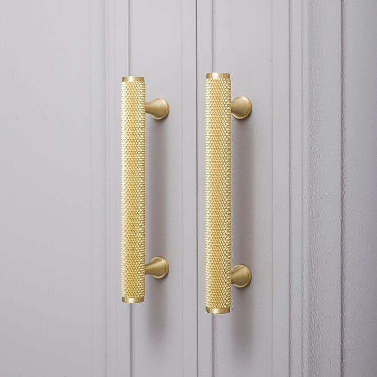 PORTA / SOLID BRASS HANDLES / KNURLED - Handle Shop Couture