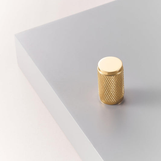 PORTA / SOLID BRASS KNOBS / KNURLED - Handle Shop Couture