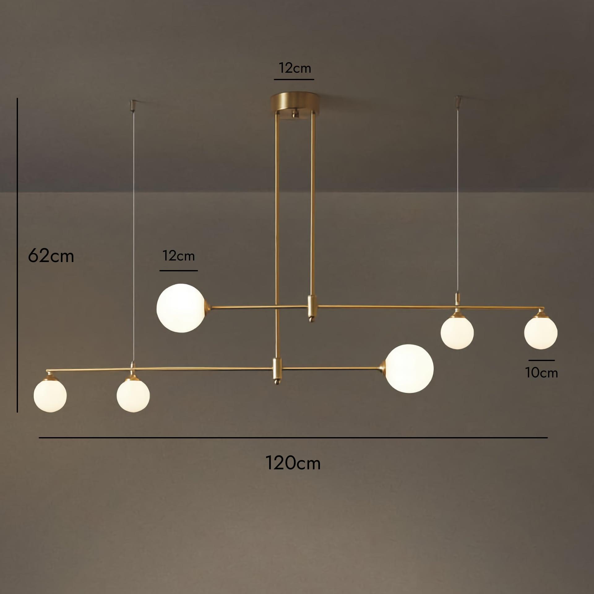 PRISMATICA / Brass Chandelier - Handle Shop Couture