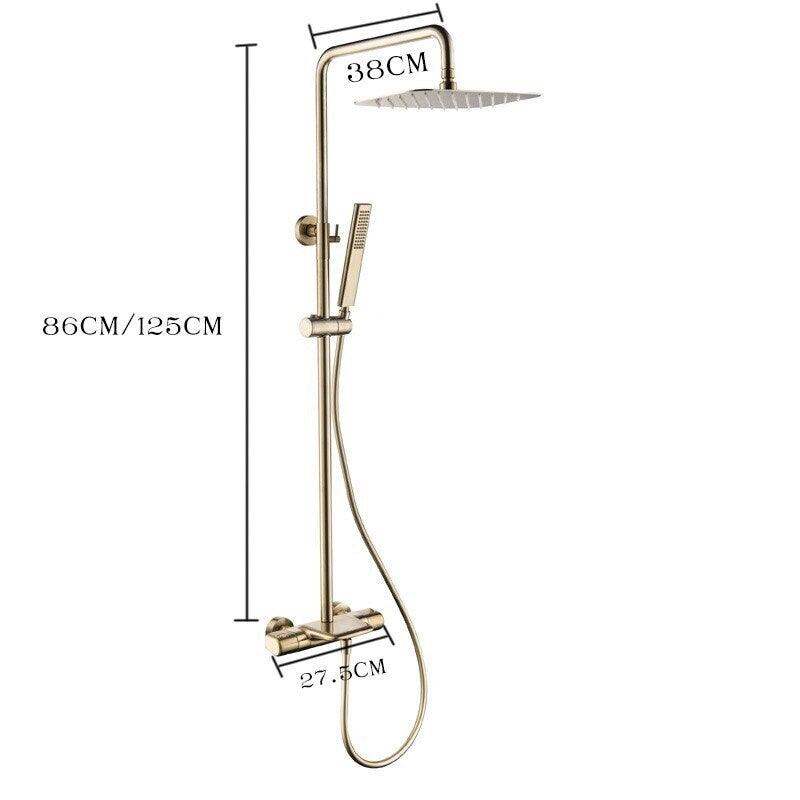 SCALIA / Brass Shower System - Handle Shop Couture