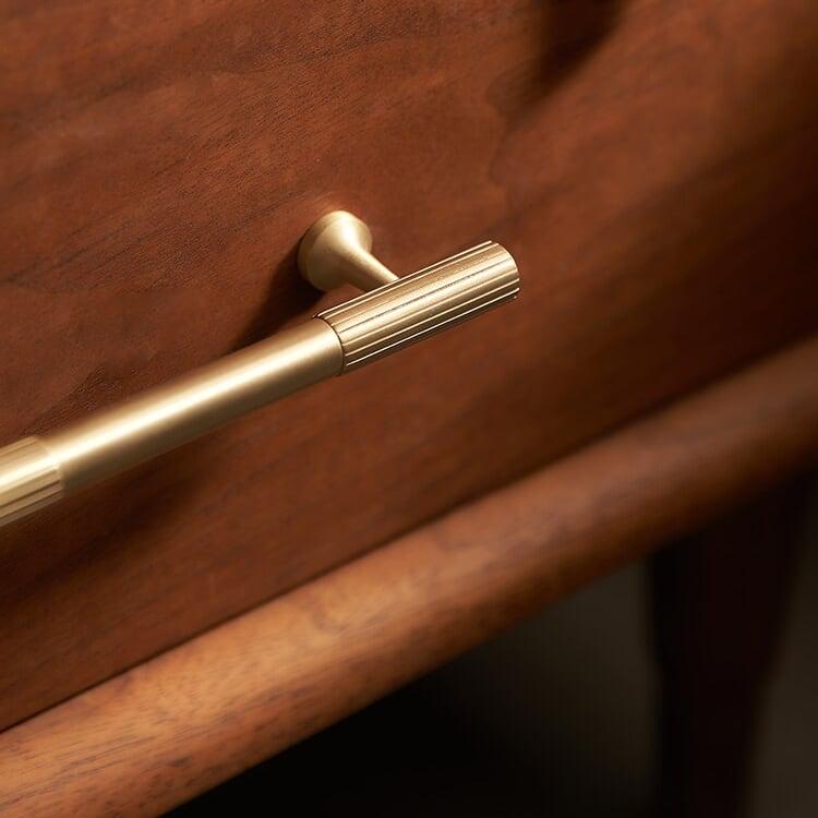 SIMI SOLID BRASS HANDLES / LINEAR KNURL - Handle Shop Couture