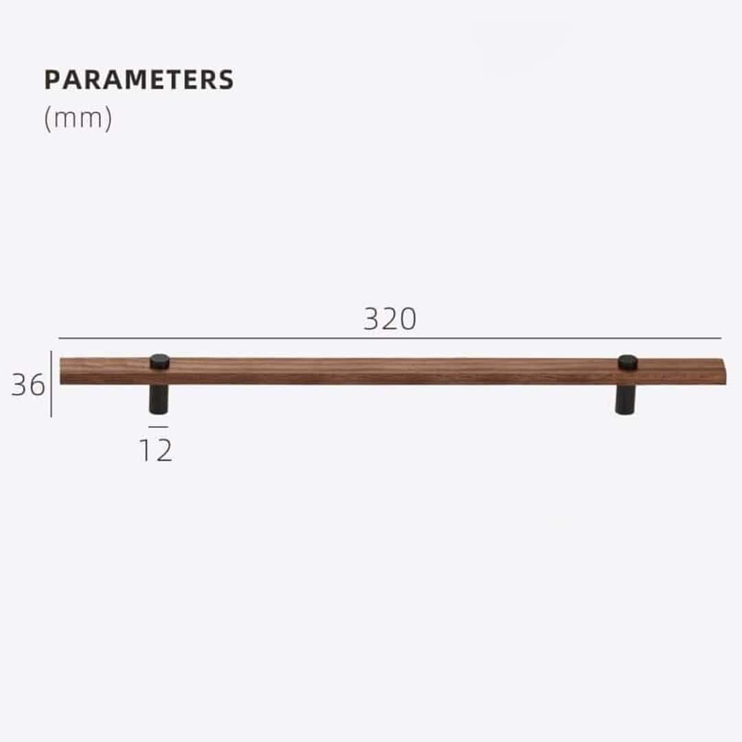 TAHTA / Walnut & Brass Handles - Handle Shop Couture
