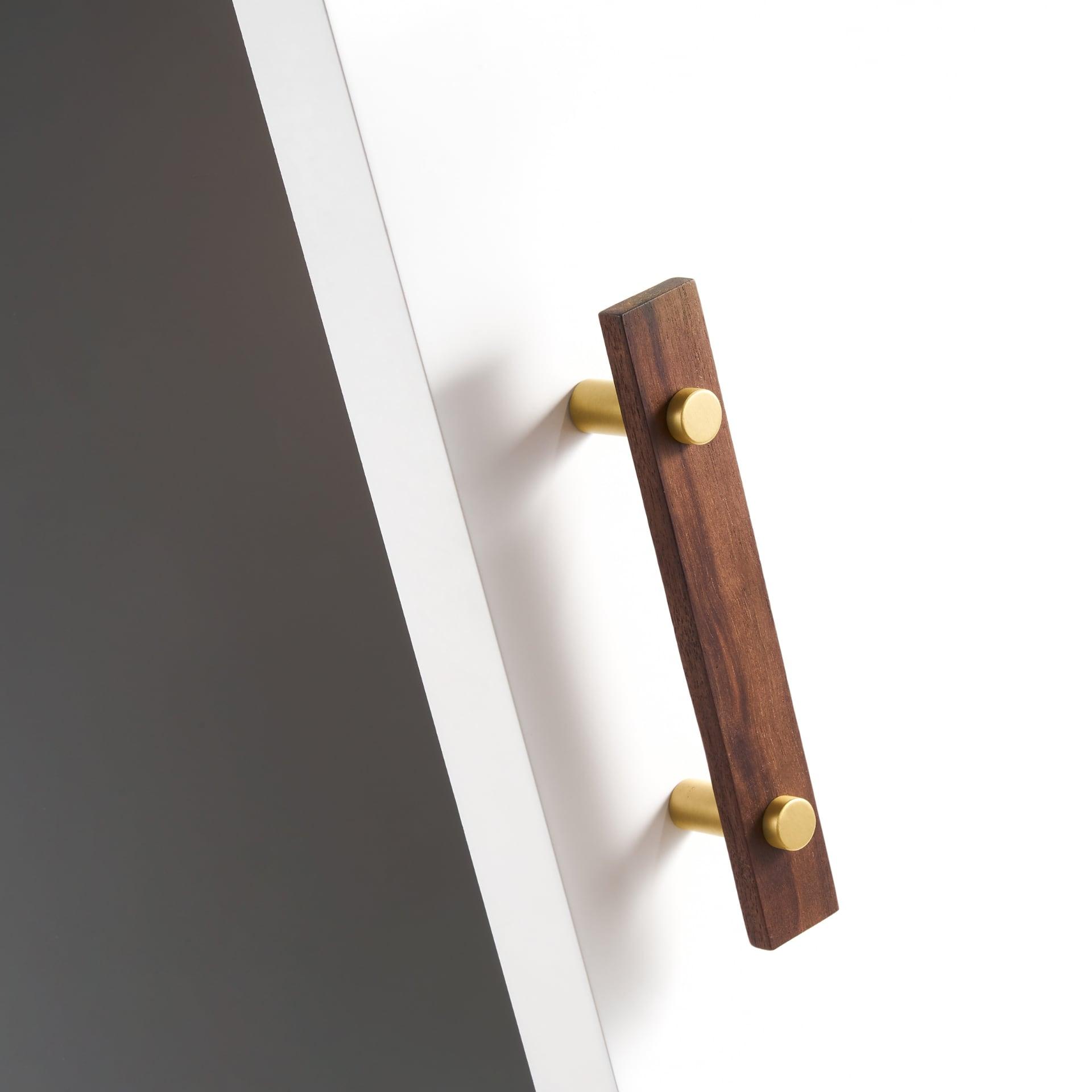 TAHTA / Walnut & Brass Handles - Handle Shop Couture