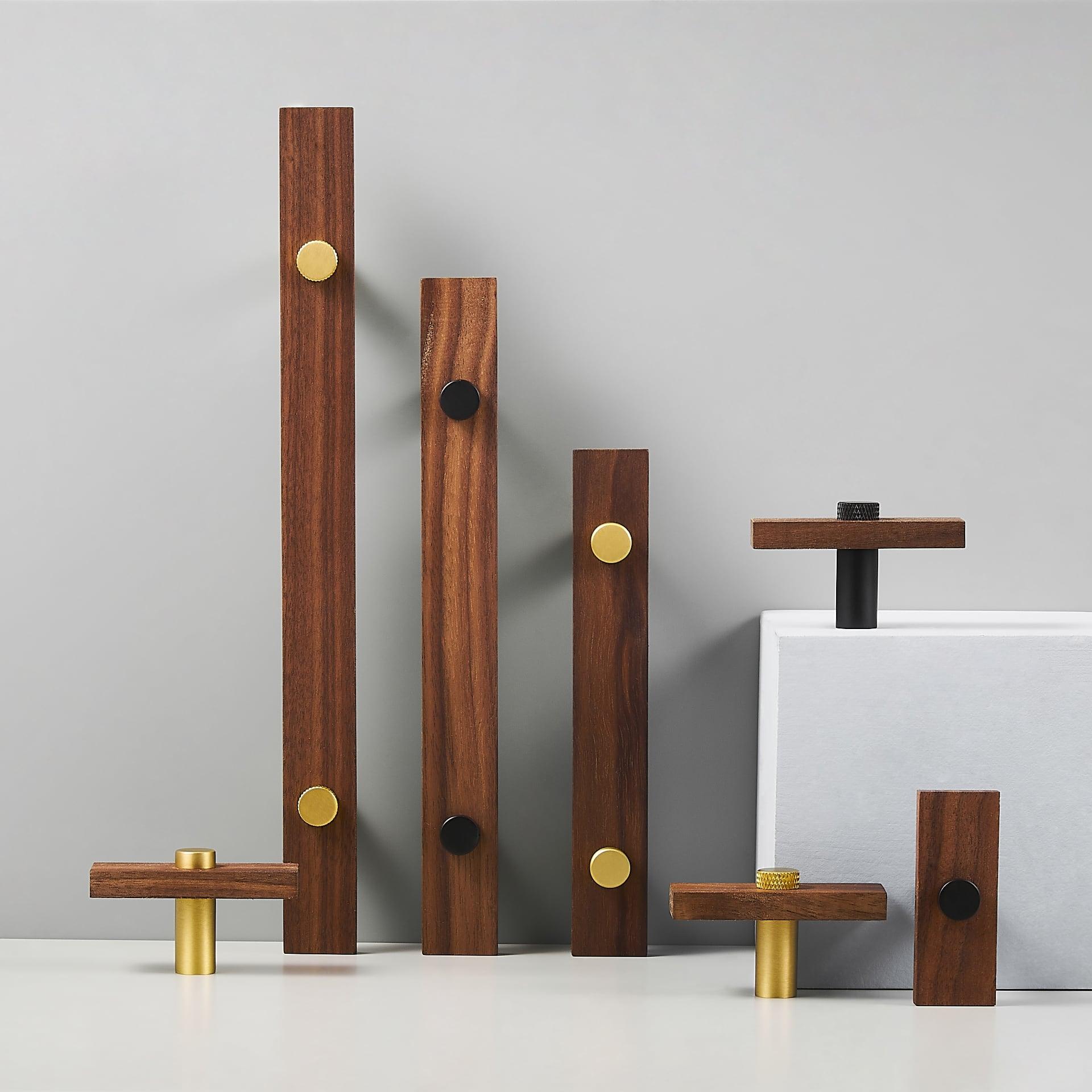 TAHTA / Walnut & Brass Handles - Handle Shop Couture
