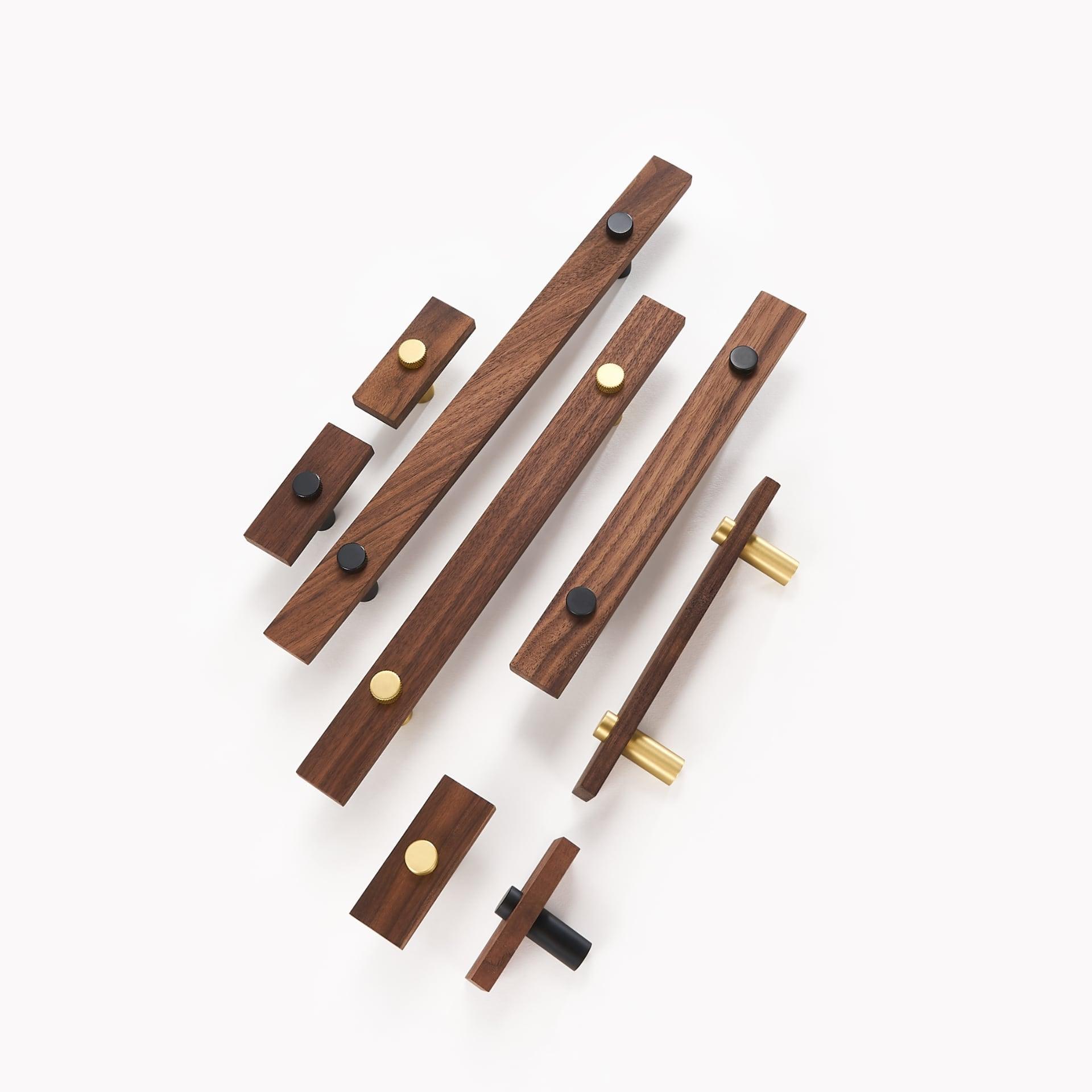 TAHTA / Walnut & Brass Handles - Handle Shop Couture